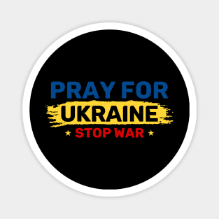 Pray for ukraine Russia Putin Puck Futin stand with ukrain Magnet